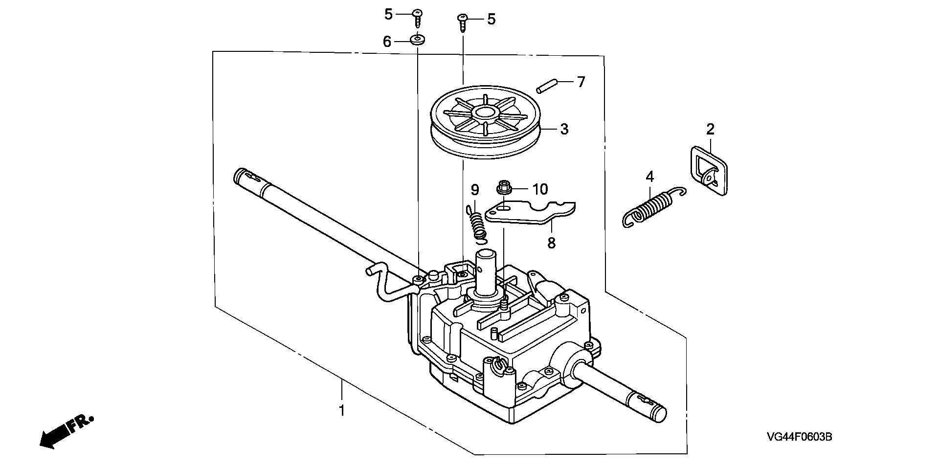 Parts for Lawn Mowers HRR HRR216 HRR216K4 TDA MZCG 7700001 7799999 TRANSMISSION 4 Heartland Honda